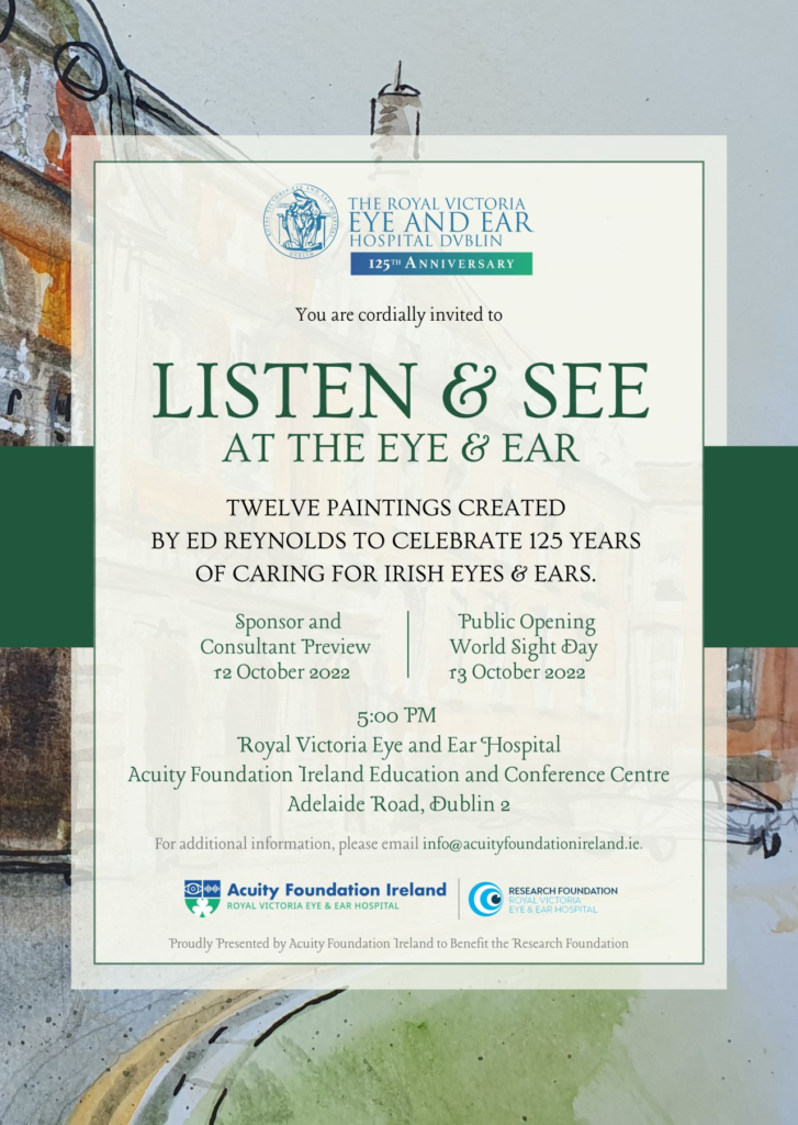 Listen & See at the Eye & Ear Research Foundation Royal Victoria